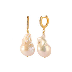 Hultquist Marin Creol med ferskvandsperle og hvide zirkoner