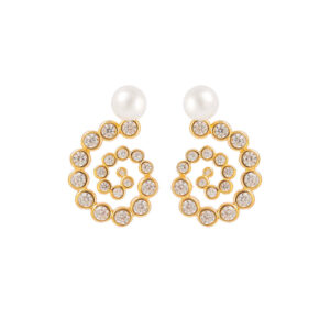 Hultquist Milkyway forgyldte ørestikker