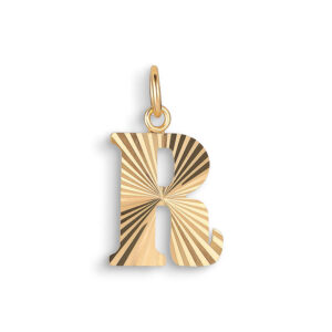 Jane Kønig Reflection Letters vedhæng, forgyldt-R