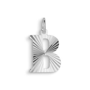 Jane Kønig Reflection Letters vedhæng, sølv-B