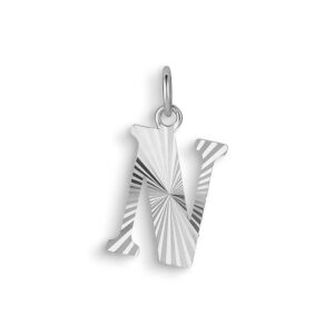 Jane Kønig Reflection Letters vedhæng, sølv-N