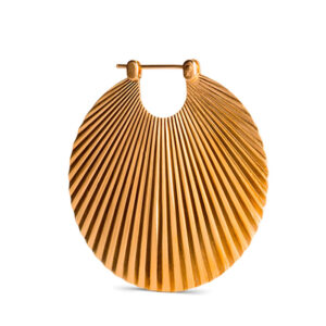 Jane Kønig Shell ørering, forgyldt - 1 stk