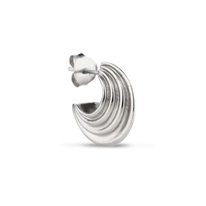 Jane Kønig Small Sculpture ørering, sølv - 1 stk