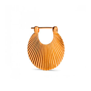 Jane Kønig Small Shell ørering, forgyldt - 1 stk