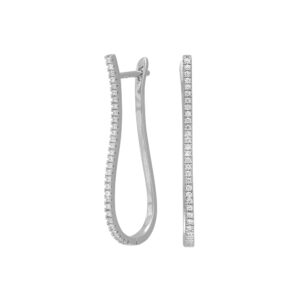 Joanli ADINANOR Ørehænger i sølv med cz