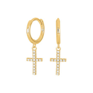 Joanli AlaineNor kors øreringe i forgyldt