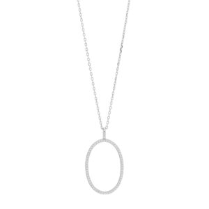 Joanli EMILYNOR halskæde og vedhæng i sølv med cz