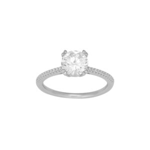 Joanli ElleNor stor ring i sølv med cz 7mm