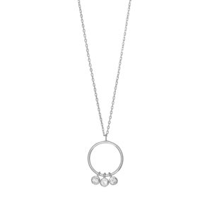 Joanli EmmyNor halskæde med vedhæng i sølv med cz
