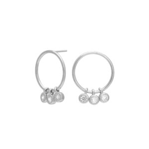 Joanli Emmynor øreringe i sølv med cz