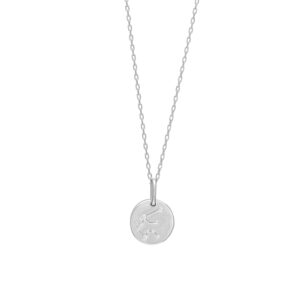 Joanli EstelNor sølv Vandmand stjernetegn halskæde