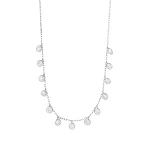 Joanli FannyNor halskæde i sølv med cubic zirkoner