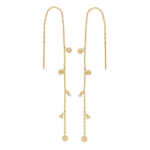 Joanli Gwennor hænger i forgyldt med cz