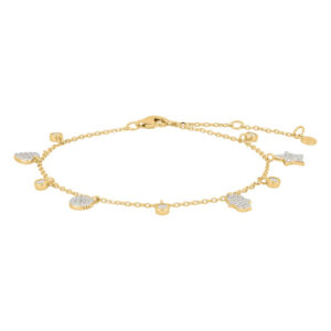 Joanli HayleyNor armbånd i forgyldt med zirkoner