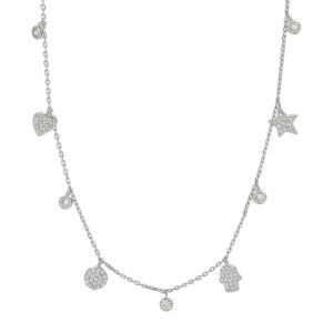 Joanli HayleyNor halskæde i sølv med zirkoner