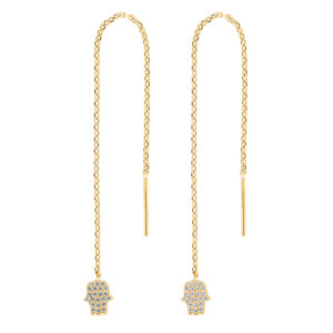 Joanli HayleyNor ørehænger i forgyldt med hamsa hånd og kæde