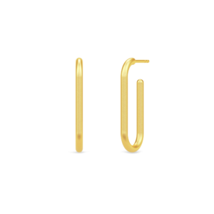 Julie Sandlau Link hoops i forgyldt