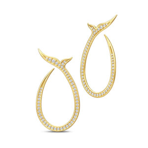 Julie Sandlau Mermaid ørestikker, forgyldt