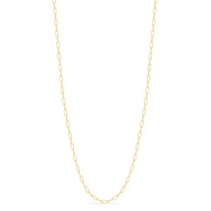 Julie Sandlau Mini Link collier i forgyldt, 60 cm