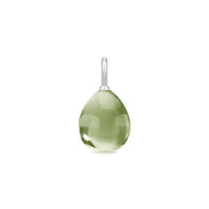 Julie Sandlau Prima Ballerina vedhæng i sølv med olivengrøn krystal