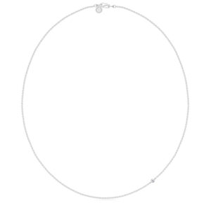 Julie Sandlau halskæde i sølv med 1 cz