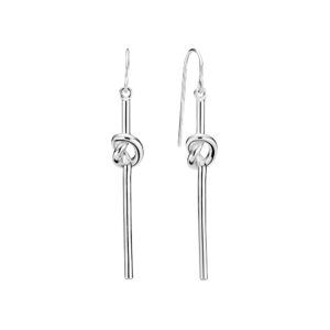 LUND Ørehænger i sølv med knude