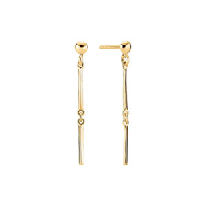 Lund Copenhagen Pind 8 kt. guld ørehænger