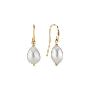 Lund Copenhagen ørehænger med barok ferskvandsperle