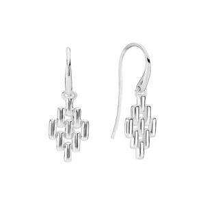 Lund Copenhagen sølv mursten ørehænger