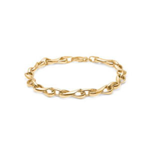 Mads Z 8 kt guld Infinity armbånd