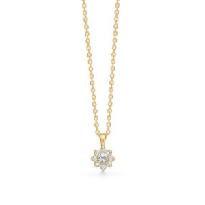 Mads Z Charlotte 14 kt guld diamant vedhæng 0,15ct