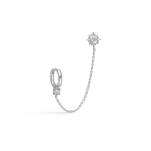 Mads Z Delilah sølv dobbeltørestik - 1 stk