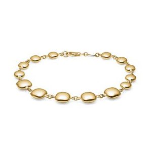 Mads Z Honey blank armbånd i 8 kt guld