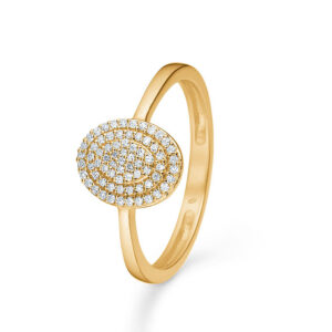Mads Z Phillippa 14 kt guld diamant ring 0,14ct