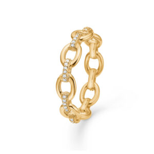 Mads Z Posh 14 kt guld ring med diamanter