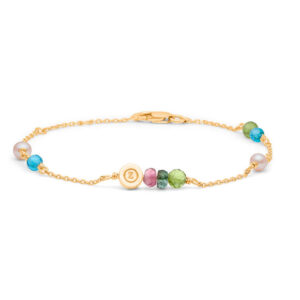 Mads Z Scattered Tears armbånd i 14 kt guld