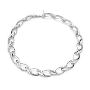 Mads Z Winelink collier i sølv, 45 cm