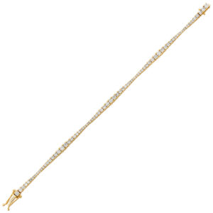 NURAN Empire Tennisarmbånd i guld med brillanter