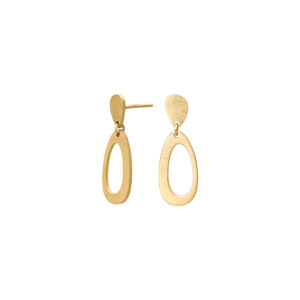 Nordahl Composed ørehængere i forgyldt