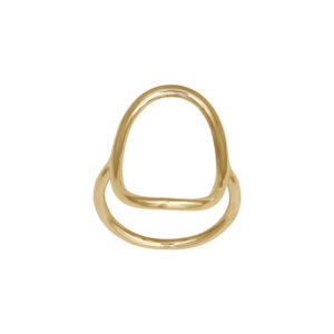 Nordahl Jewellery Oval ring i forgyldt