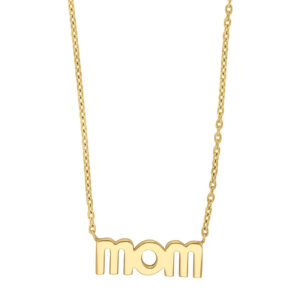 Nordahl Statement MOM halskæde, forgyldt