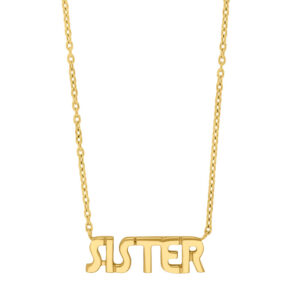 Nordahl Statement SISTER halskæde, forgyldt