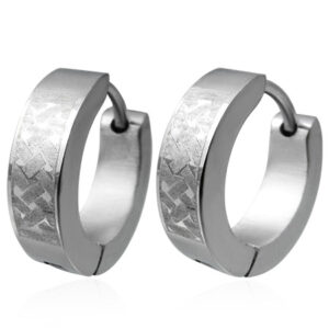 Øreringe Hoops Stål - Ø13mm - pr par