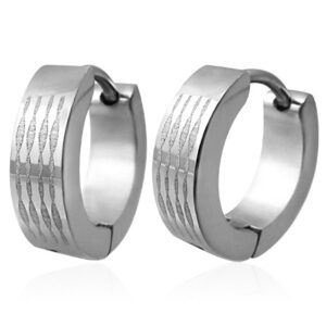 Øreringe Hoops Stål - Ø13mm - pr par