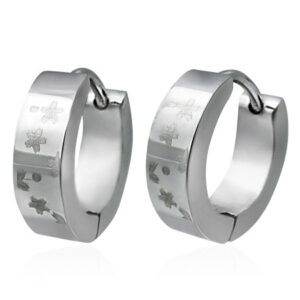 Øreringe Hoops Stål - Ø13mm - pr par