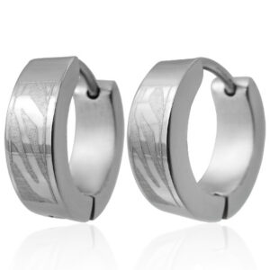 Øreringe Hoops Stål - Ø13mm - pr par