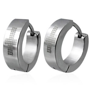 Øreringe Hoops Stål - Ø13mm - pr par