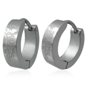 Øreringe Hoops Stål - Ø13mm - pr par