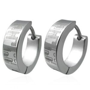 Øreringe Hoops Stål - Ø13mm - pr par