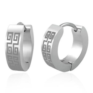 Øreringe Hoops Stål - Ø13mm - pr par